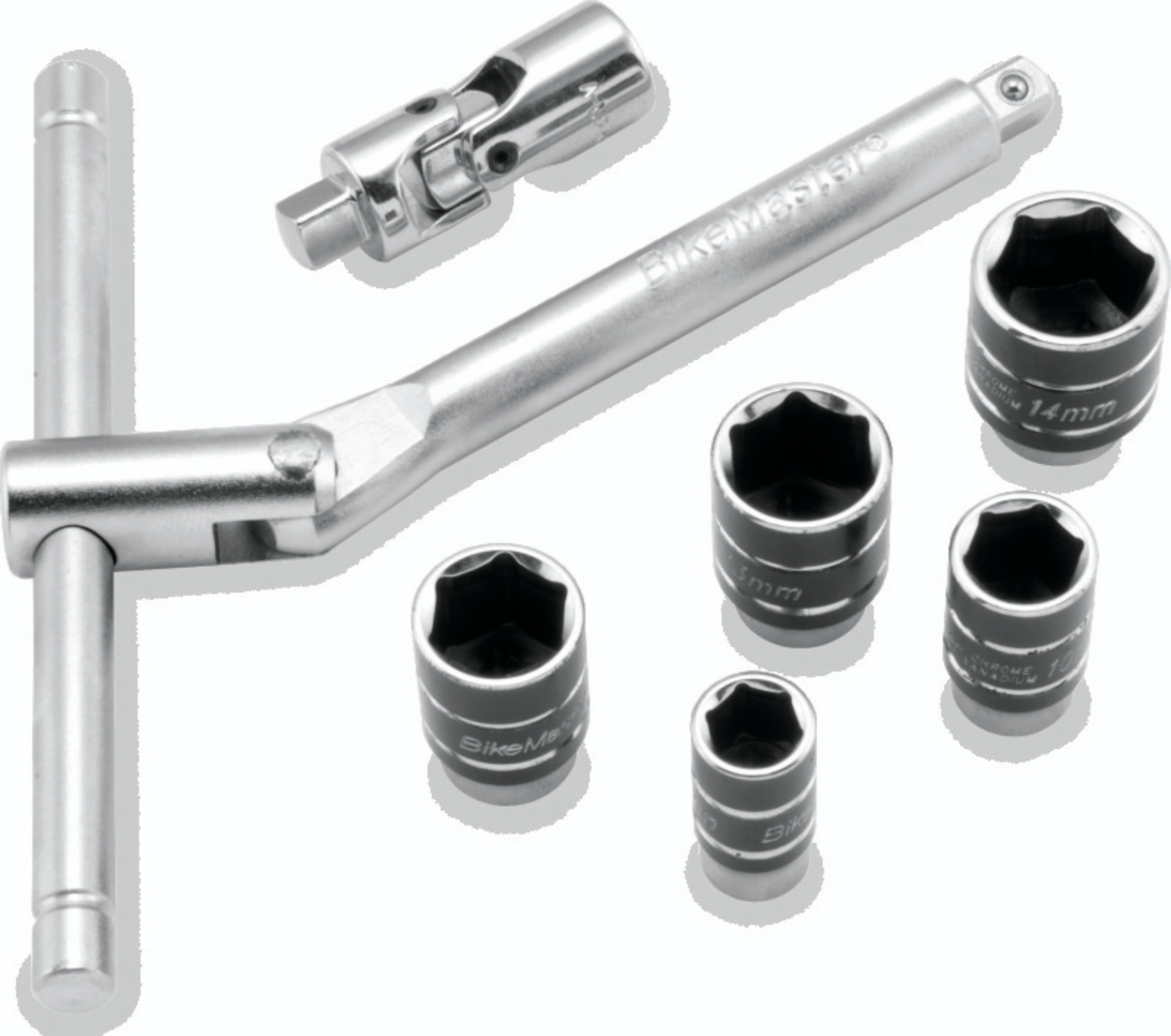 Picture of BikeMaster 1/4in Drive Compact Sliding and Folding T-Handle Set