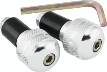 Picture of BikeMaster Anti Vibration Bar Ends - Silver