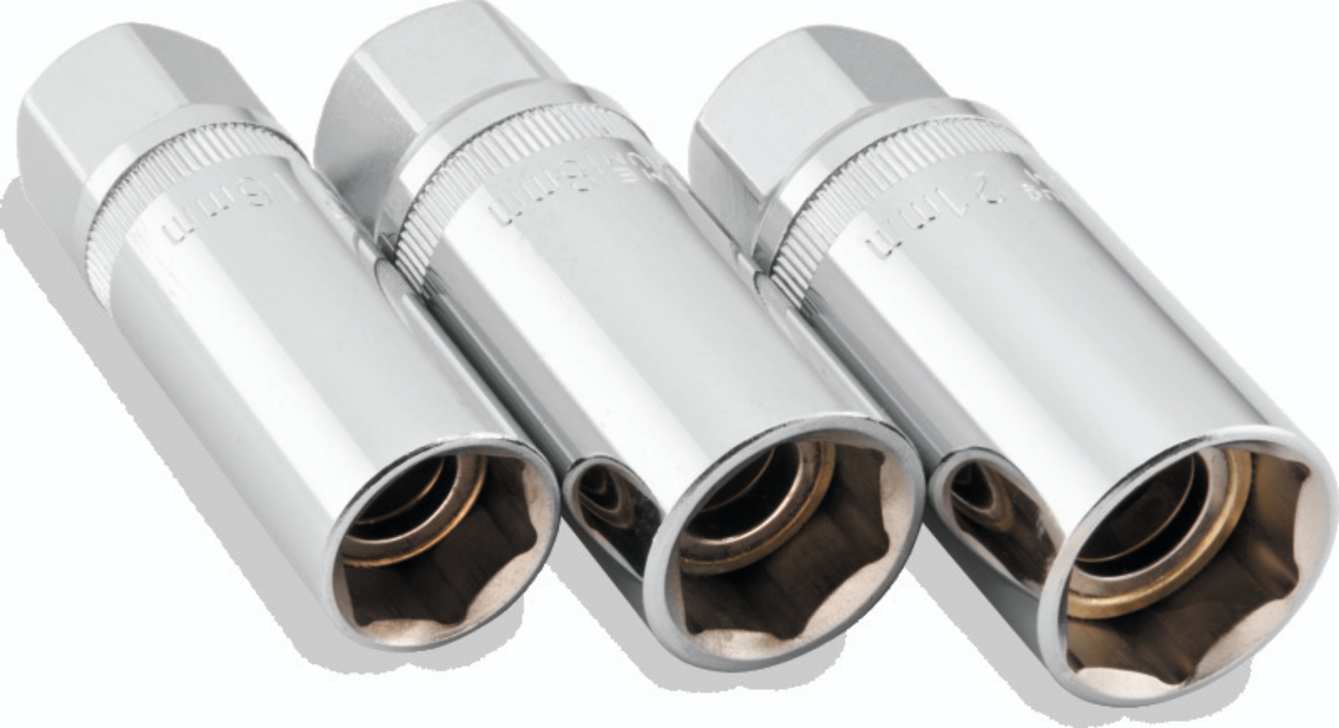 Picture of BikeMaster Sparkplug Socket Set Magnetic 16/18/22mm