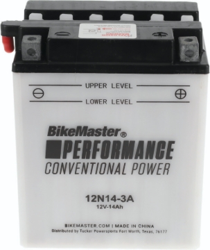 Picture of BikeMaster Battery - 12N14-3A