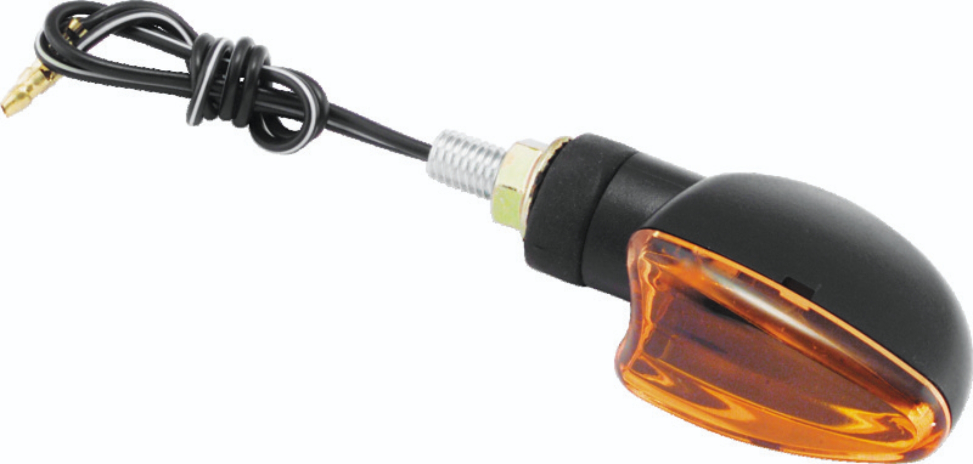 Picture of BikeMaster Ministalk Marker Light V-Shape - Black/Amber