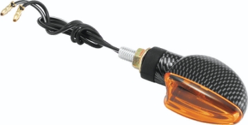 Picture of BikeMaster Ministalk Marker Light V-Shape Carbon/Amber