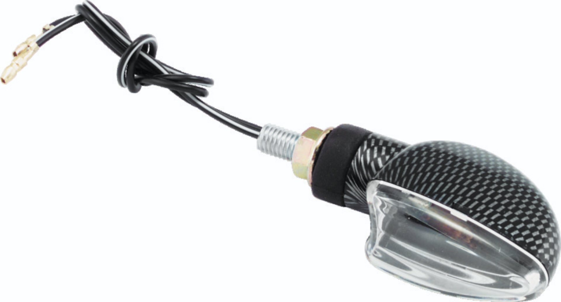 Picture of BikeMaster Ministalk Marker Light V-Shape Carbon/Clear