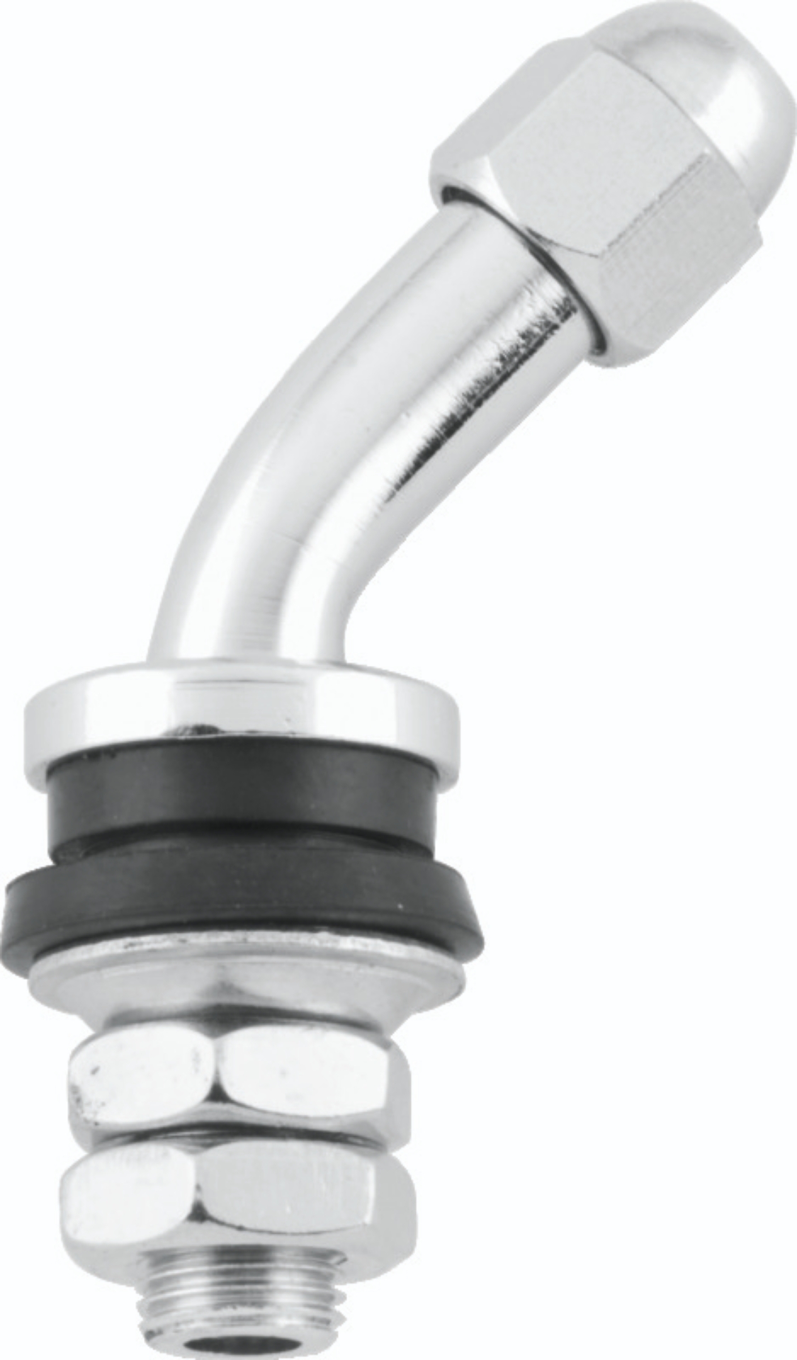Picture of BikeMaster Valve Stem 45Deg Chrome Ea.