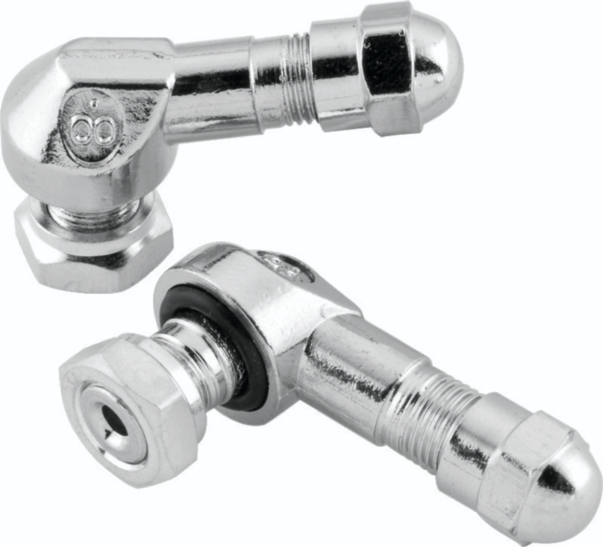Picture of BikeMaster Valve Stem 2/Piece Pack Chrome