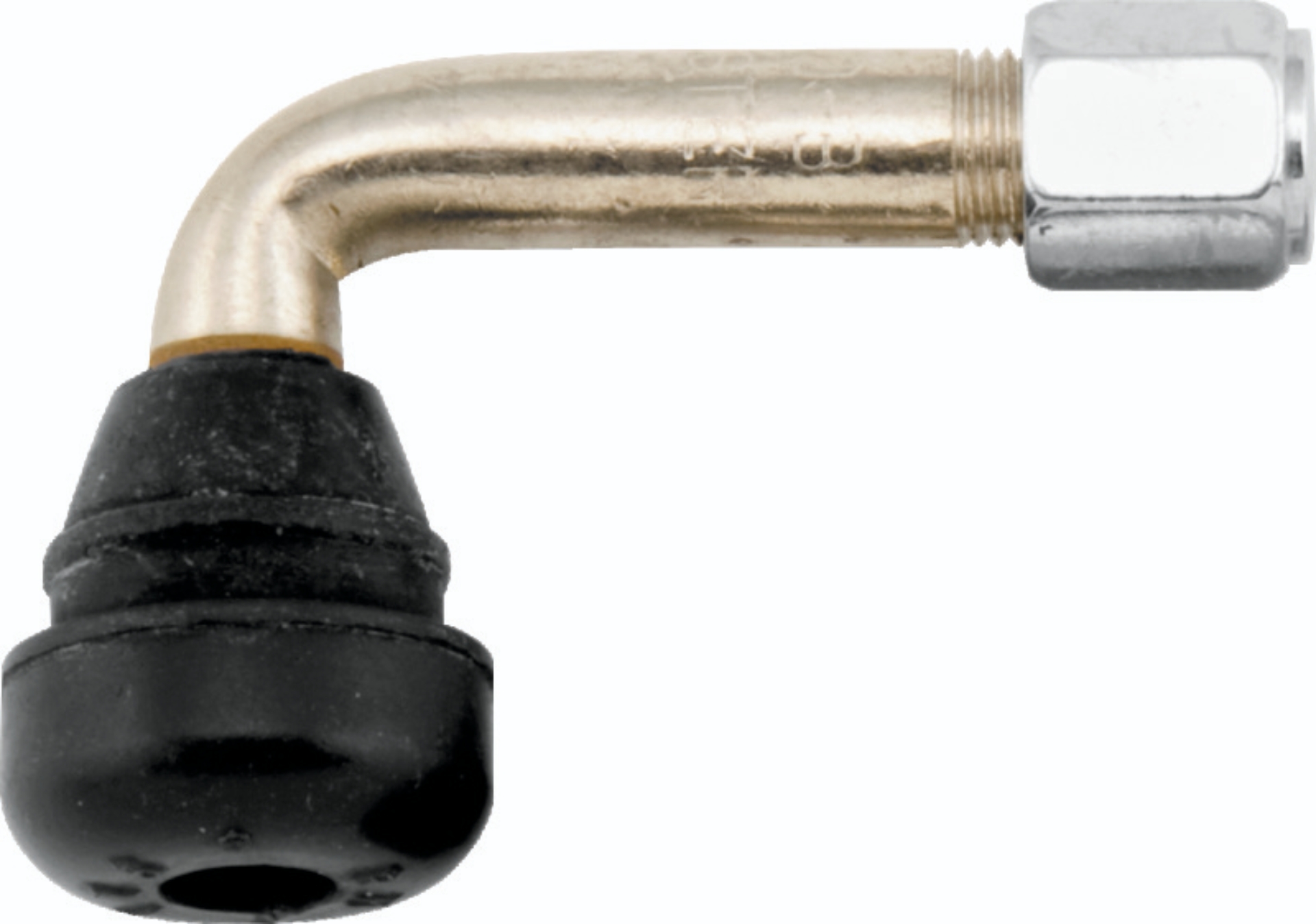 Picture of BikeMaster Valve Stem 90Deg Chrome w/Rubber Ea