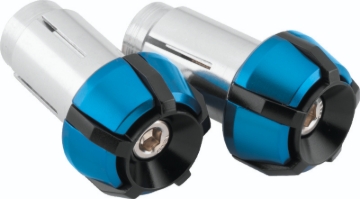 Picture of BikeMaster Anti-Vibration Bar Ends - Black/Blue