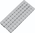 Picture of BikeMaster Square Wheel Weights Adhesive 1/4oz Silver