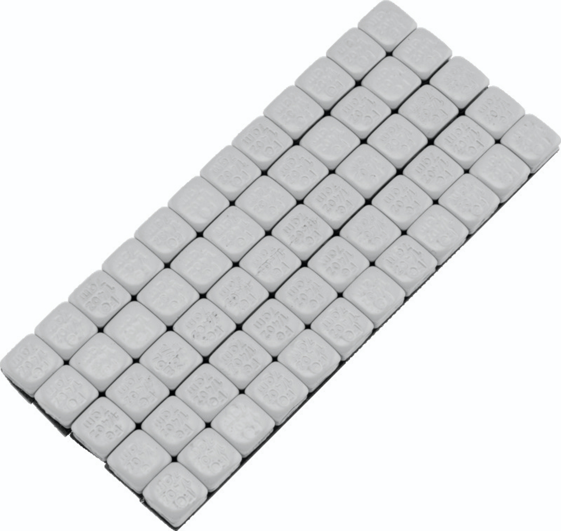 Picture of BikeMaster Square Wheel Weights Adhesive 1/4oz Silver