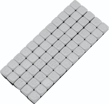 Picture of BikeMaster Square Wheel Weights Adhesive 1/4oz Silver