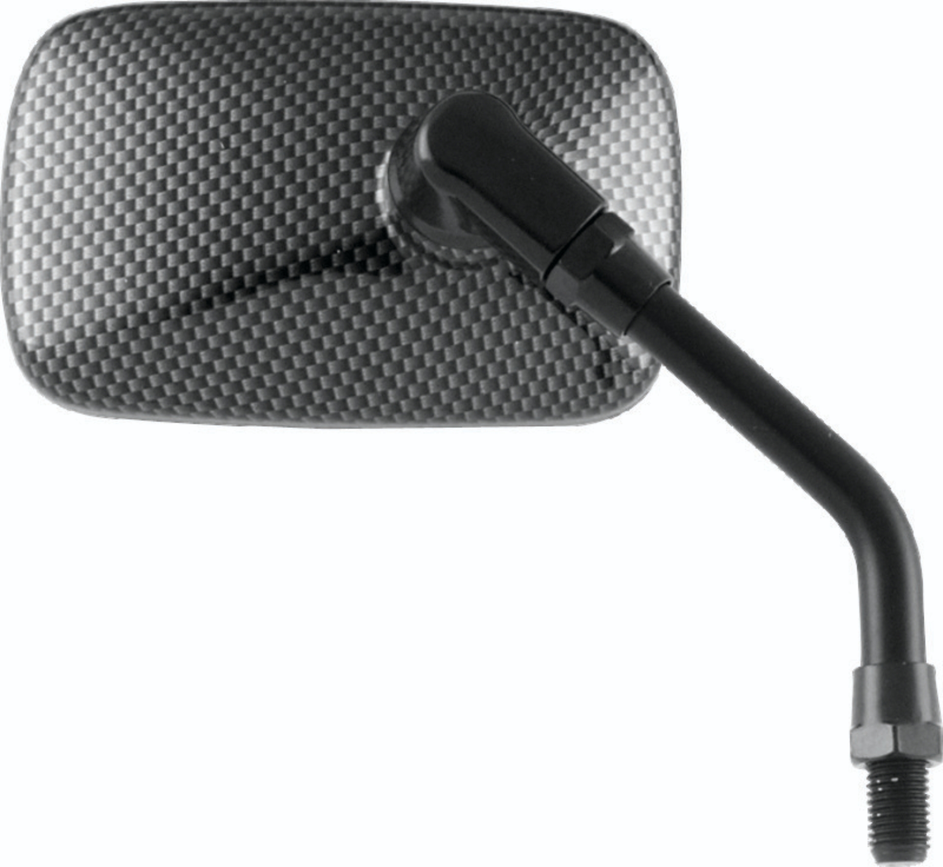 Picture of BikeMaster Mini Rectangle Mirror 10mm - Carbon Fiber - Each