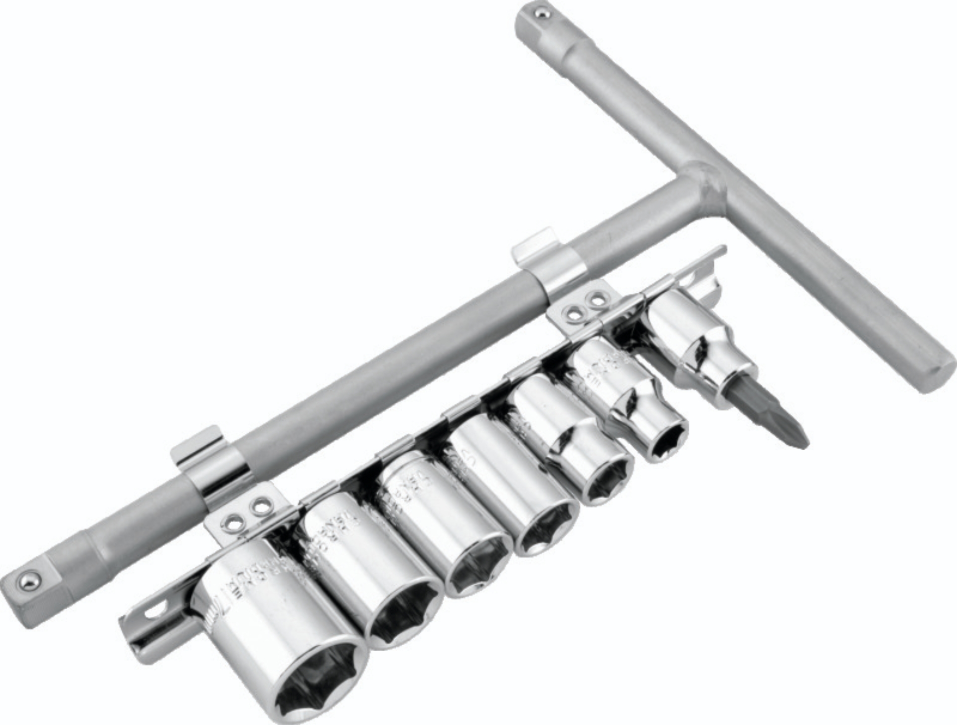 Picture of BikeMaster 3/8in Drive T-handle Set (8mm/10mm/12mm/13mm/14mm/17mm/#2 Phillips)