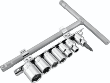 Picture of BikeMaster 3/8in Drive T-handle Set (8mm/10mm/12mm/13mm/14mm/17mm/#2 Phillips)