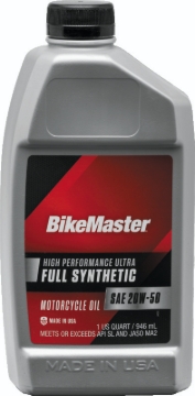Picture of BikeMaster 20W50 Full Synthetic Oil - Quart