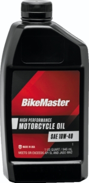 Picture of BikeMaster 10W40 Performance Oil - Quart