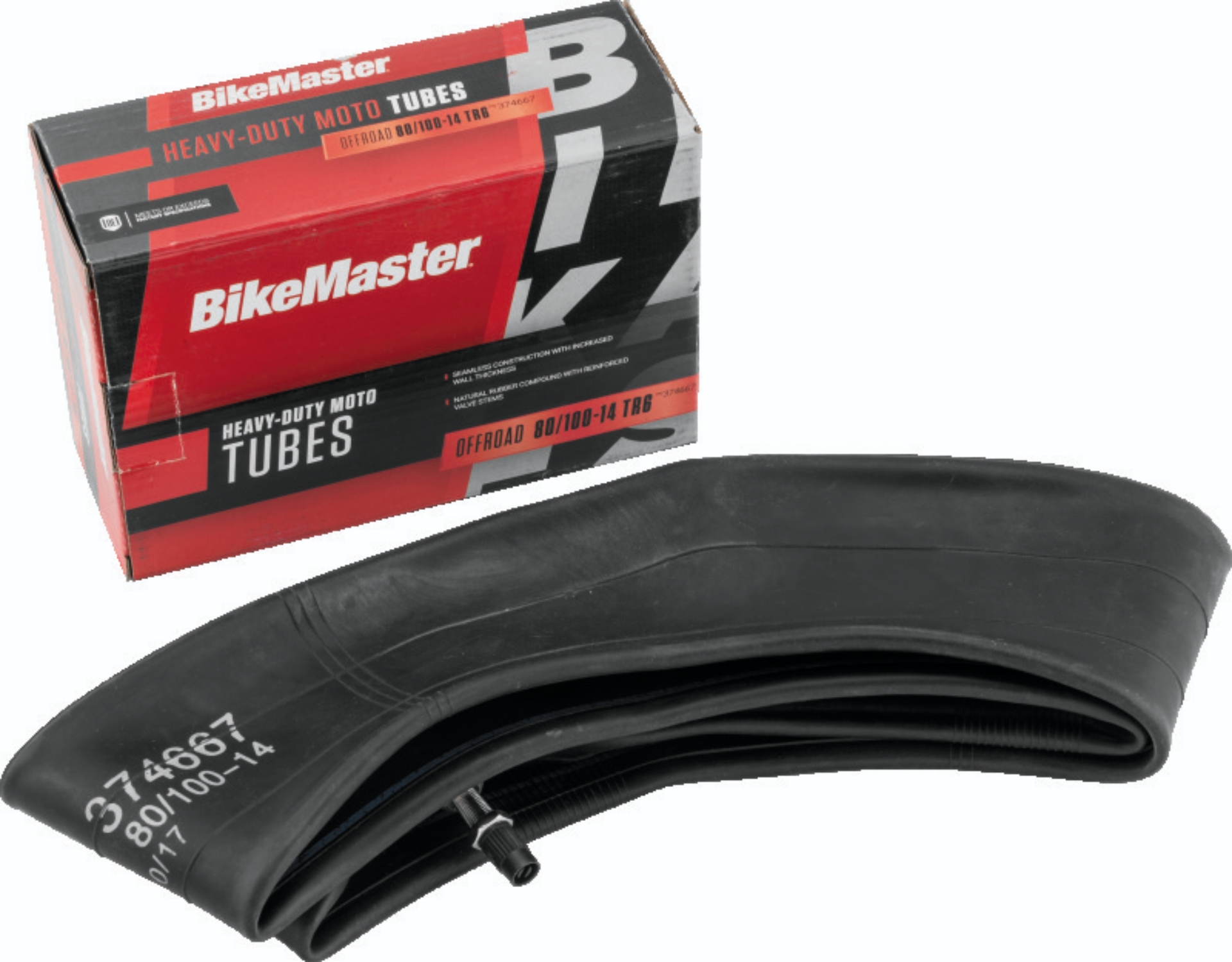 Picture of BikeMaster 80/100-14 TR6 Tube Heavy Duty