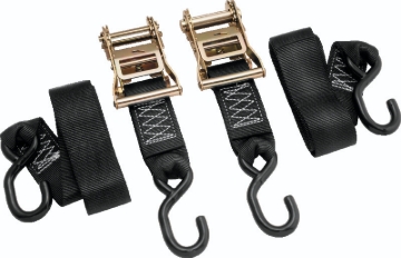 Picture of BikeMaster 2x84in Ratchet Tiedown Pair - Black