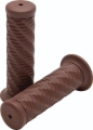 Picture of Bikers Choice 1 Inch Brown Spiral Grip