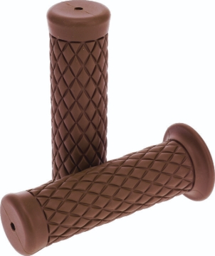 Picture of Bikers Choice 1 Inch Brown Quilted Grip
