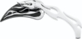 Picture of Bikers Choice 65-Up Black Teardrop Mirror With Flame (Pair)