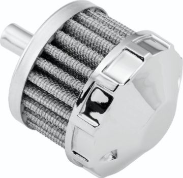 Picture of Bikers Choice Chrome Replacement Breather Filter 3/8 Hose Custom