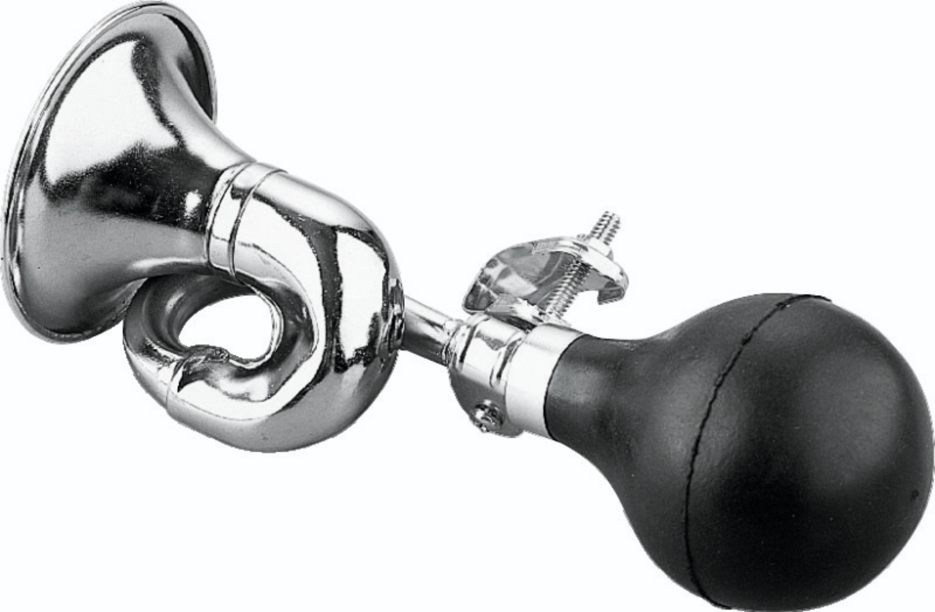 Picture of Bikers Choice Chrome Bugle Horn Universal Custom
