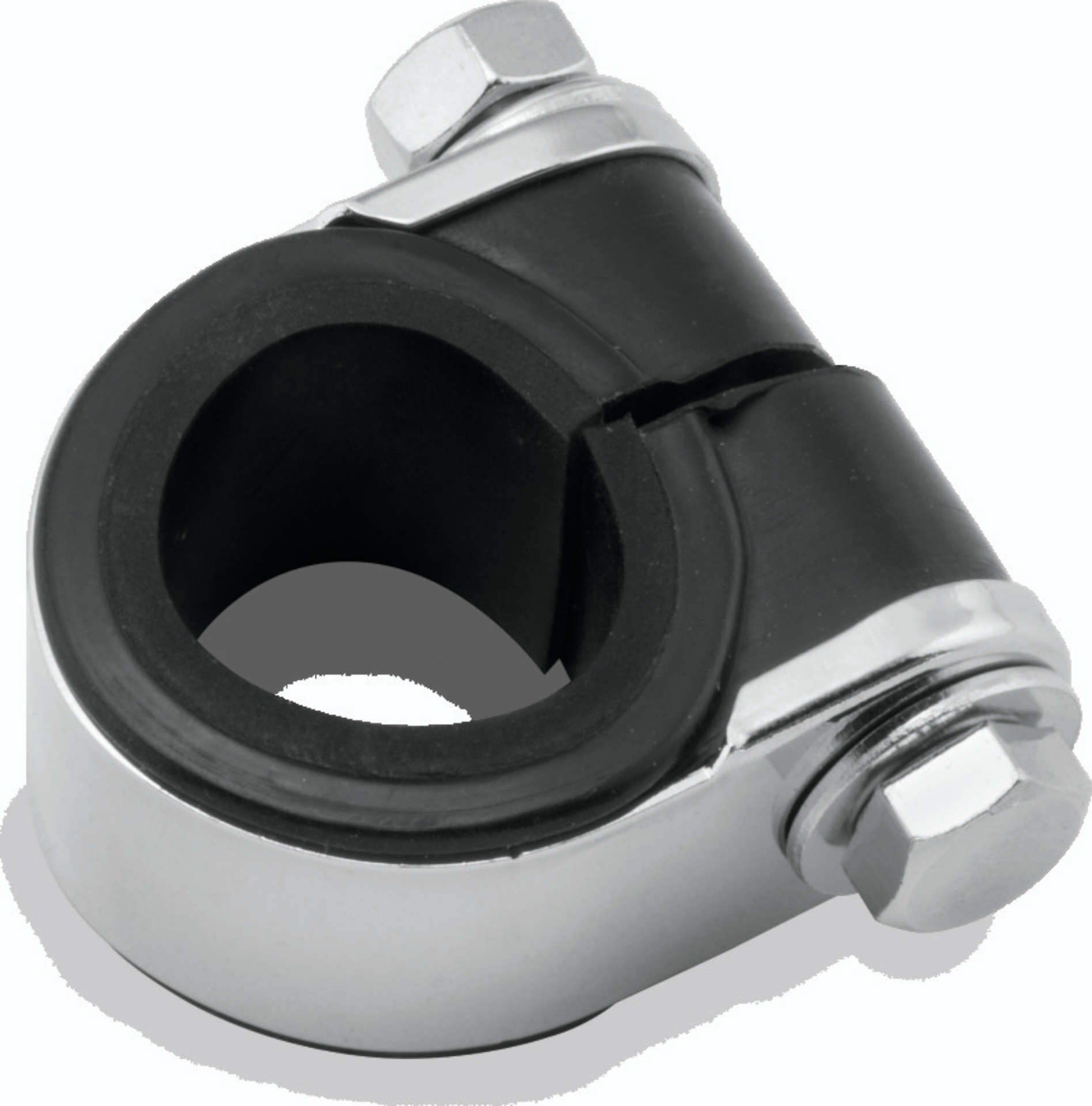 Picture of Bikers Choice Chrome Handlebar Gauge Clamp Universal Custom