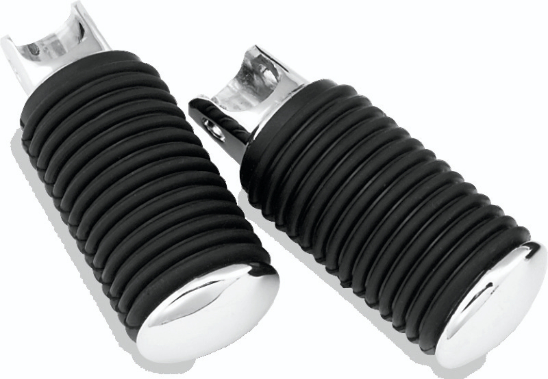 Picture of Bikers Choice 52-85 Chrome Cap Rider Pegs Female Mount Style Replaces H-D 50906-85T