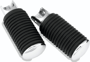 Picture of Bikers Choice 52-85 Chrome Cap Rider Pegs Female Mount Style Replaces H-D 50906-85T
