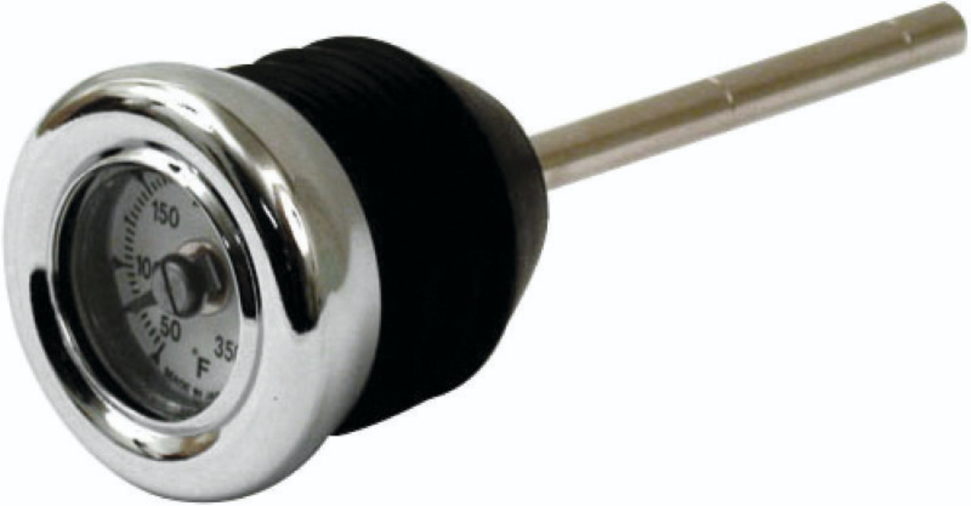 Picture of Bikers Choice 00-17 Softails Chrome Oil Tank Temperature Gauge Replaces 62845-00 2 7/8 Long