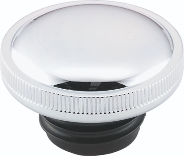 Picture of Bikers Choice 82-E96 Single & Right Chrome Vented Screw-In Gas Cap Replaces H-D 59634-81A 61102-83A