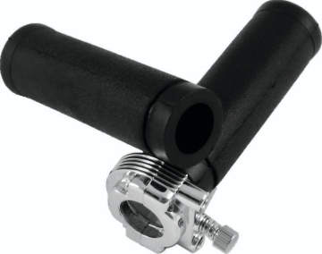 Picture of Bikers Choice 1981 Big Twin & XL & Custom Chrome Throttle Assembly With Grips Replaces H-D 56220-81B