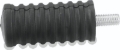 Picture of Bikers Choice 65-Up Black Rubber Shift Peg Replaces H-D 64611-65T 5/16-24 x 3/4 Stud