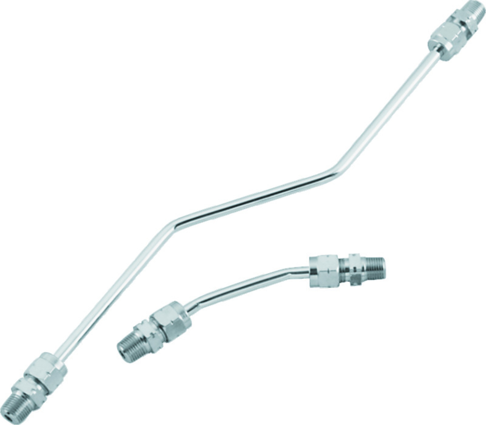 Picture of Bikers Choice 66-84 Shovelhead Chrome Rocker Box Oil Line Set Replaces H-D 17506-66A