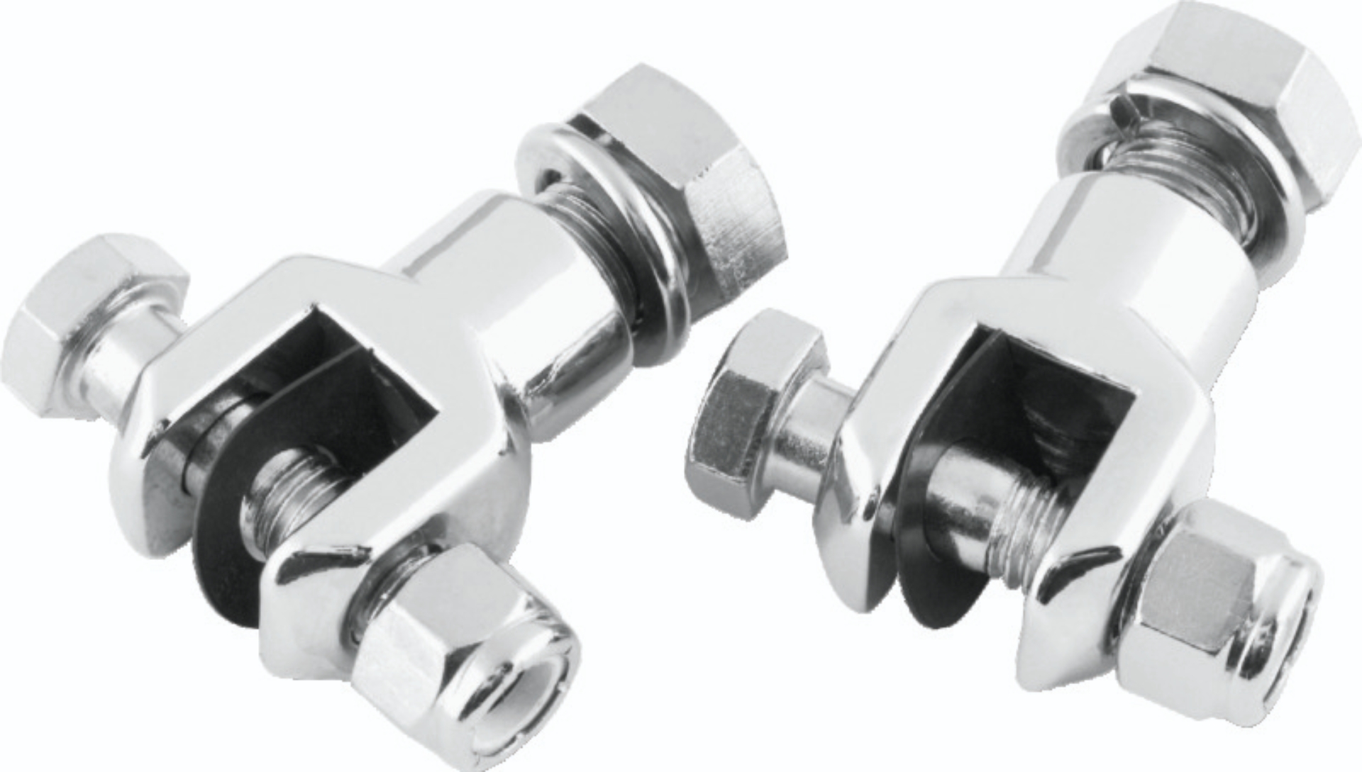 Picture of Bikers Choice L72-98 Big Twin/XL Chrome Footpeg Clevis With Hardware 1/2-20 Male Peg (Pair)