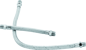 Picture of Bikers Choice 66-84 Shovelhead Braided Stainless Rocker Box Oil Line Set Replaces H-D 62783-66A