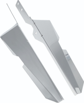 Picture of Bikers Choice 86-13 FLST Chrome Wind Deflectors Replaces H-D 58125-90A