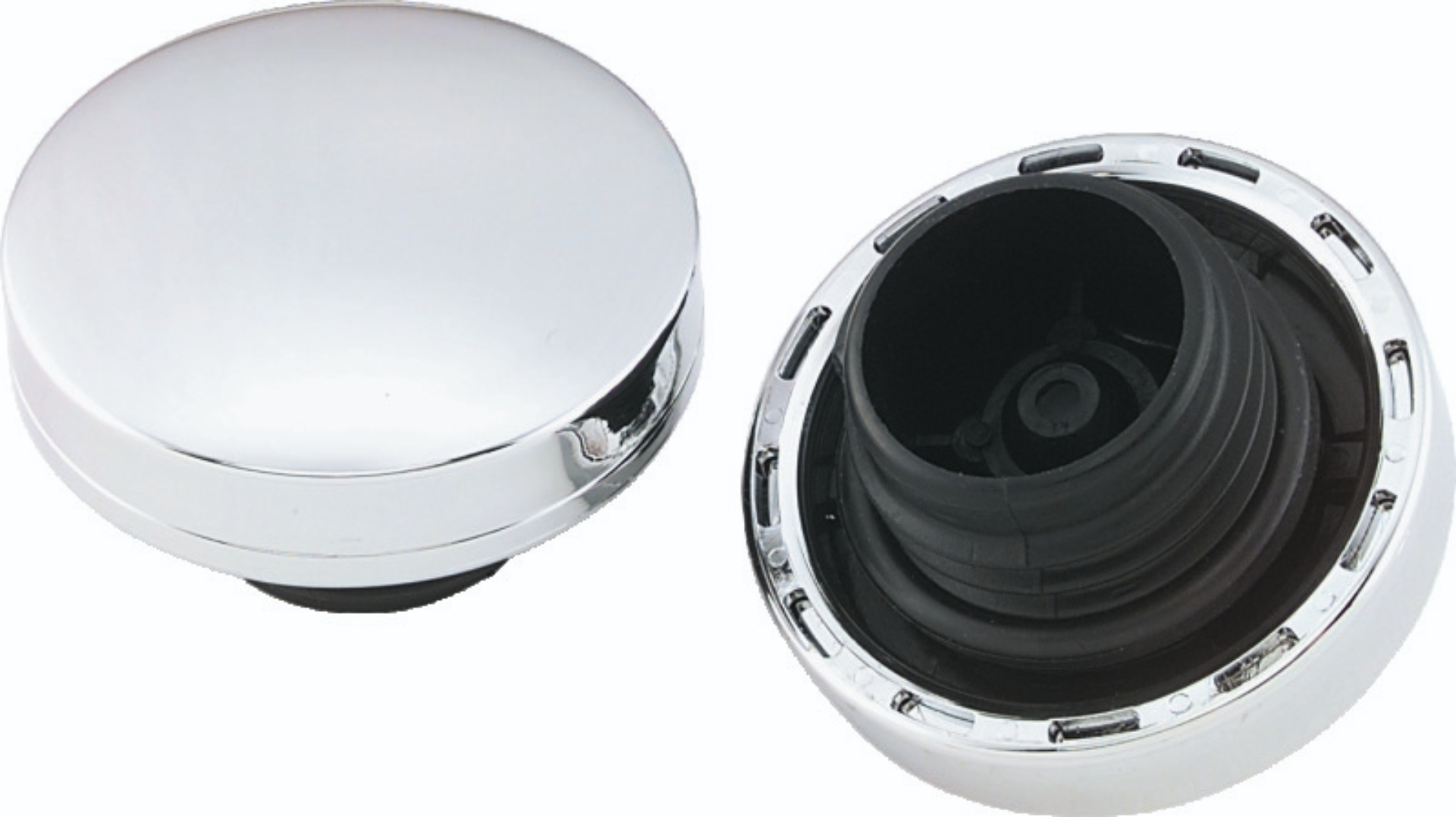 Picture of Bikers Choice 82-E96 Vented High Top Gas Cap Replaces H-D 61060-82A Right Side Screw In
