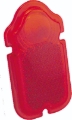 Picture of Bikers Choice Tombstone Tail Light Replacement Lens Red Plastic Lens Replaces H-D 68090-47