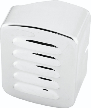 Picture of Bikers Choice 65-84 FL 71-86 FX 84-99 Softail Chrome Louvered Coil Cover Replaces H-D 31610-80T