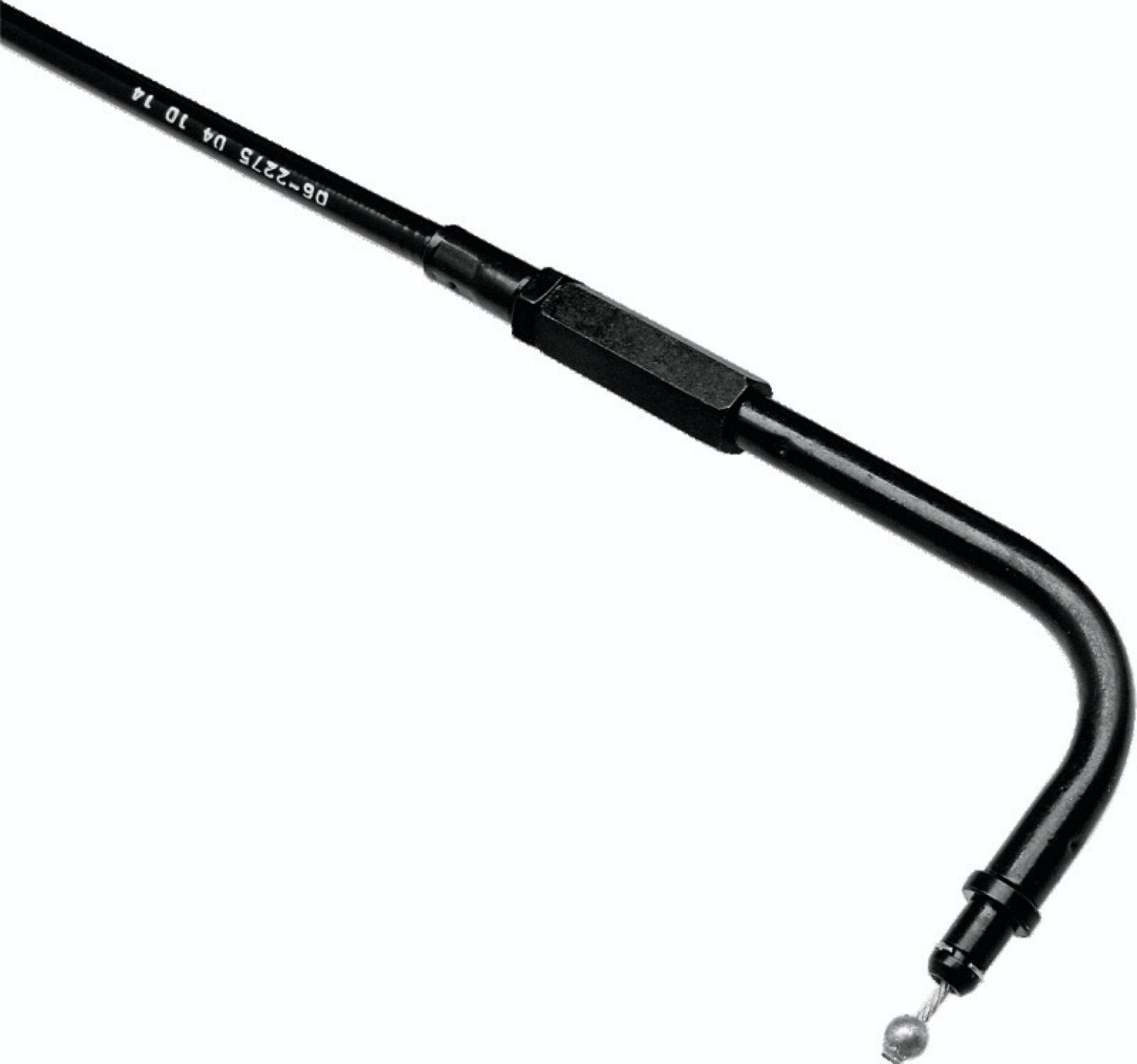 Picture of Bikers Choice 98-01 FLTR Blackout Throttle Cable Replaces H-D 56327-96 Stock Length