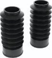 Picture of Bikers Choice 49MM Black Short Fork Boots Extended 6.5in / Collapsed 3in (Pair)
