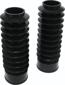 Picture of Bikers Choice 49MM Black Long Fork Boots Extended 8.75in / Collapsed 3.5in (Pair)