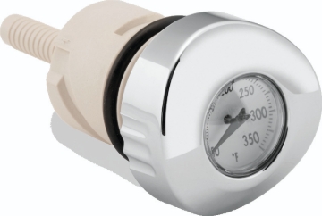 Picture of Bikers Choice 04-Up Sportster White Face Oil Temperature Gauge Dipstick