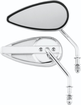Picture of Bikers Choice 65-Up Chrome Teardrop Mirror Universal Custom Pr