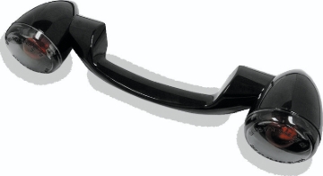 Picture of Bikers Choice 91-08 Touring 86-17 FLST Narrow Black Rear Turn Signal Bar Kit W/Smoke Lens