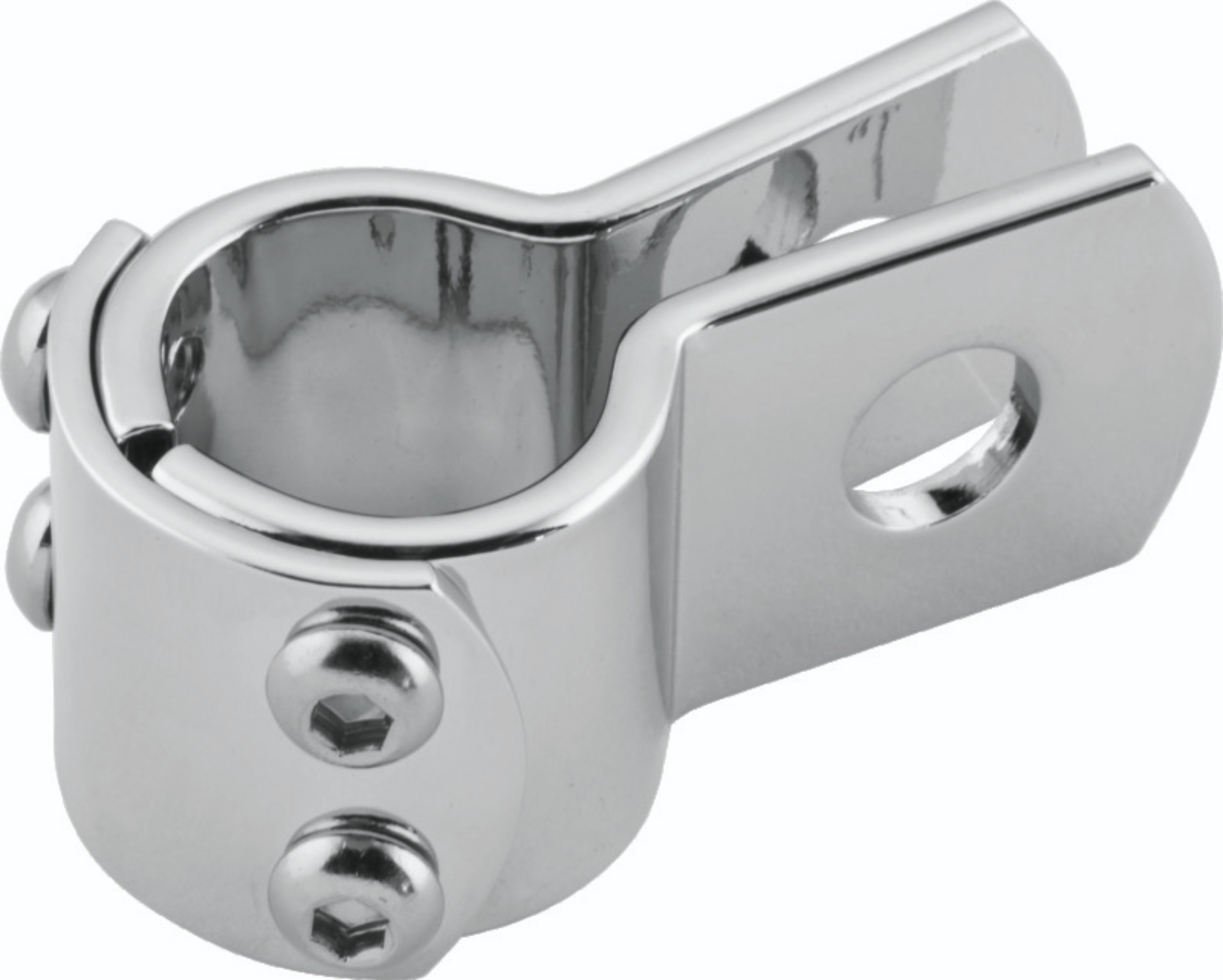 Picture of Bikers Choice Chrome 1 Inch 3 piece Clamp Universal
