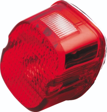 Picture of Bikers Choice 99-03 Big Twin & XL Red Laydown Taillight With Top License Light