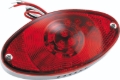 Picture of Bikers Choice Chrome LED Cateye Taillight Red Lens DOT Universal