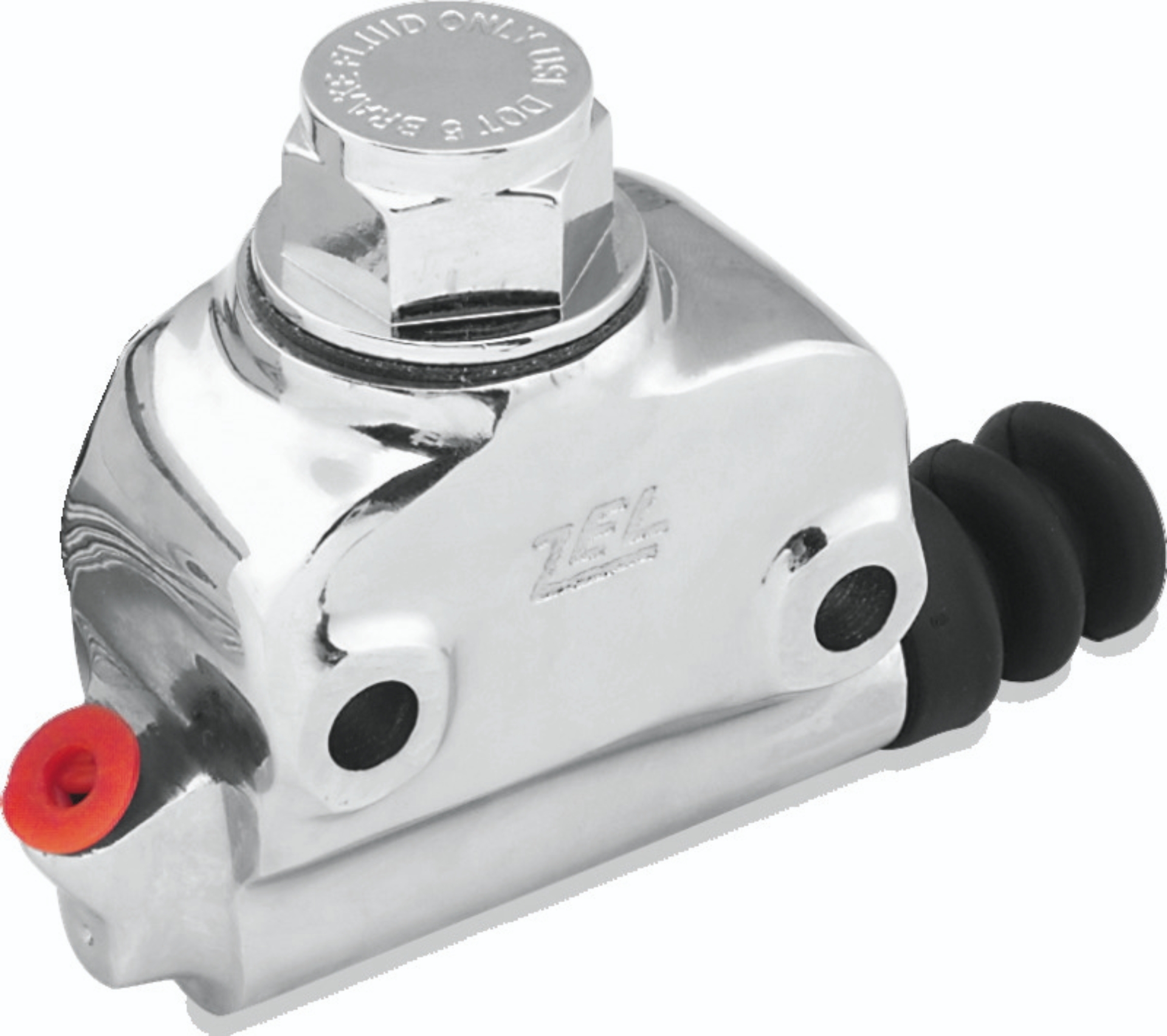 Picture of Bikers Choice 58-72 Big Twin Chrome Wagner Style Rear Master Cylinder Replaces H-D 41761-58